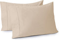 ShunjieHome 100% Egyptian Cotton Pillow Cases Set of 2, Queen Size 400 Thread Count Cooling Pillowcases, Soft and Breathable Pillow Covers wi…