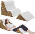 Ziixmile Wedge Pillow Set for After Surgery – 5PCS Orthopedic Bed Wedge Pillow Set for Sleeping, Body, Back and Leg Comfortable & Ad…