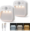 DAMI Motion Sensor Night Lights Rechargeable with Timer, Battery Cabinet Light with 3 Color Temperatures Stepless Dimming, Magnetic…