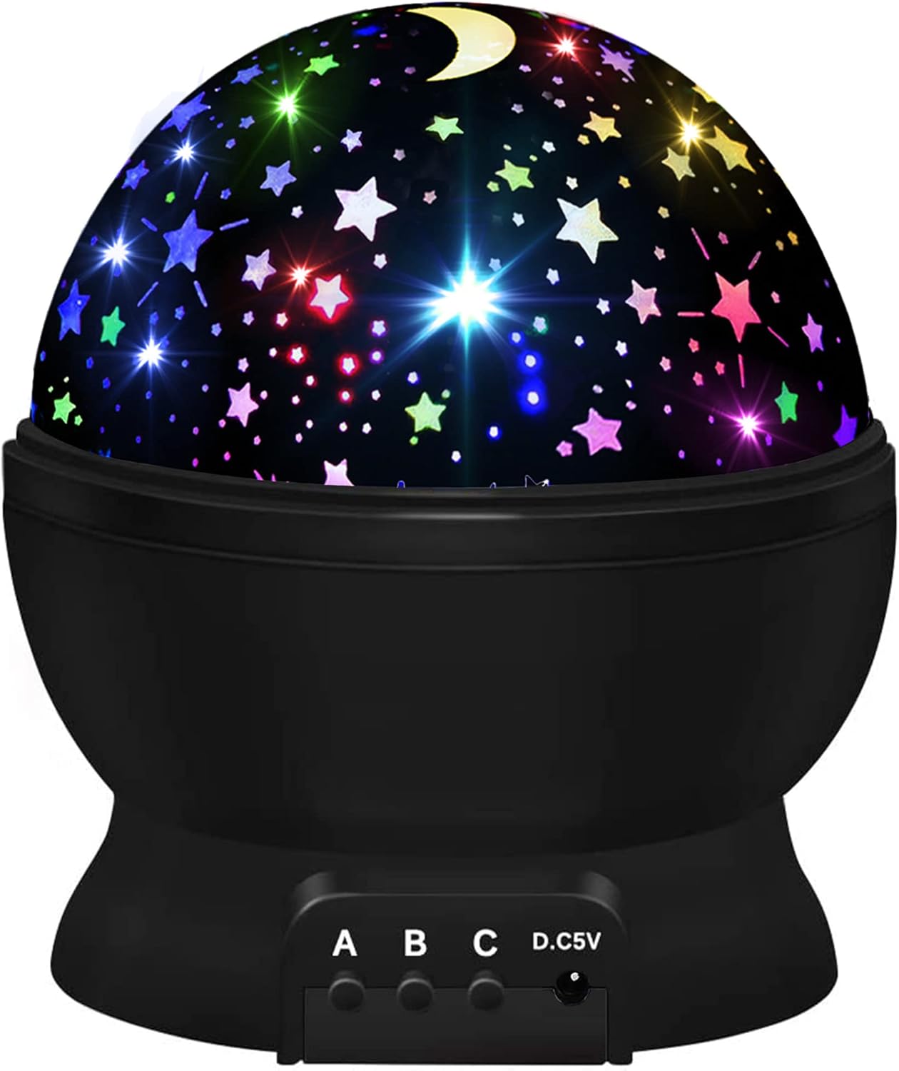 Night Light for Kids, Boys Toys for 3 4 5 6 7 8 Year Old Boys, Star Projector 360 Degree Rotation - 4 LED Bulbs 16 Light Color Changing…