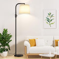 Ambimall Fully Dimmable Floor Lamp with 9W LED Bulb, Standing Lamp for Living Room with Adjustable Head, Modern Standing Tall Light with…
