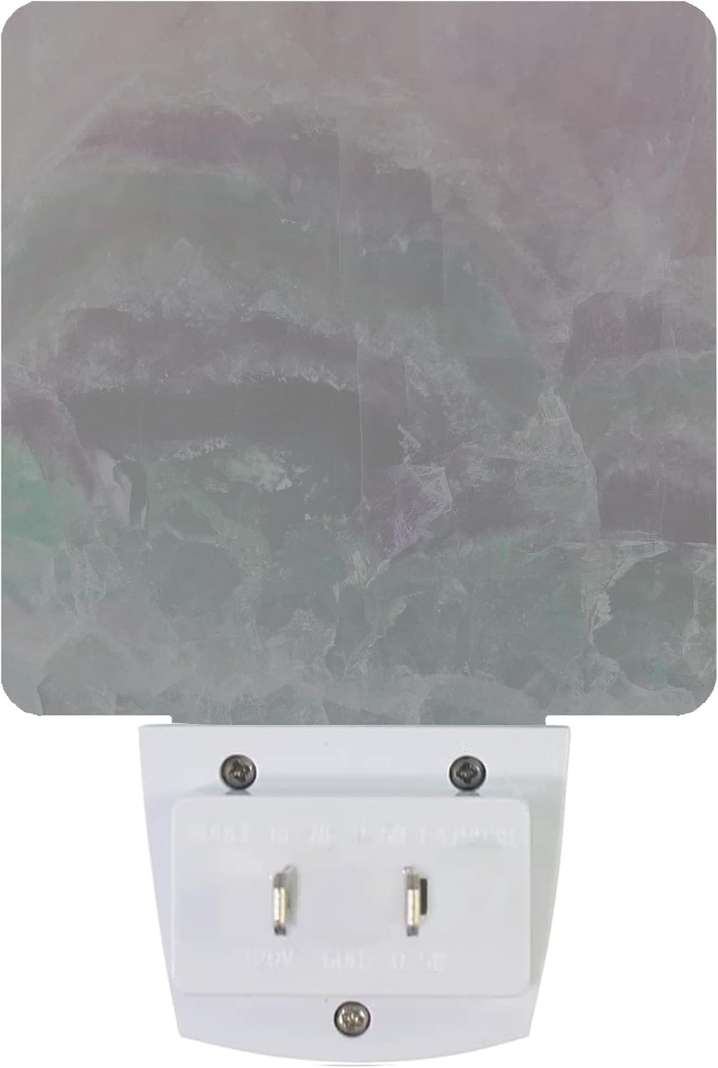 Color Pink Fluorite Crystal Stone Night Light Plug-in LED Nightlights Auto Sensor Night Lamp Dusk-to-Dawn Lamp Home Decor for Nursery…