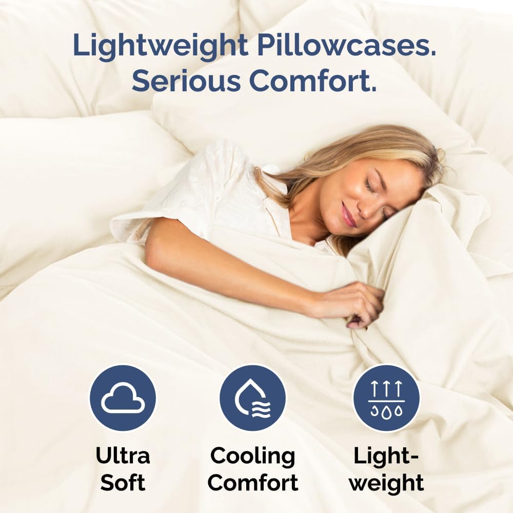 Queen Pillow Cases Set of 10 - Ultra Soft Hotel Quality Pillowcase Covers - Comfy, Cozy & Wrinkle Free - Shrink, Stain and Fade Resistant…