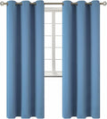 BGment Blackout Curtains for Bedroom - Grommet Thermal Insulated Room Darkening Curtains for Living Room, Set of 2 Panels (42 x 84 Inch, Fa…