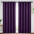 Yakamok Blackout Curtains Room Darkening Thermal Insulated Window Panels, Solid Grommet Top Drapes for Bedroom/Living Room(70Wx84L…