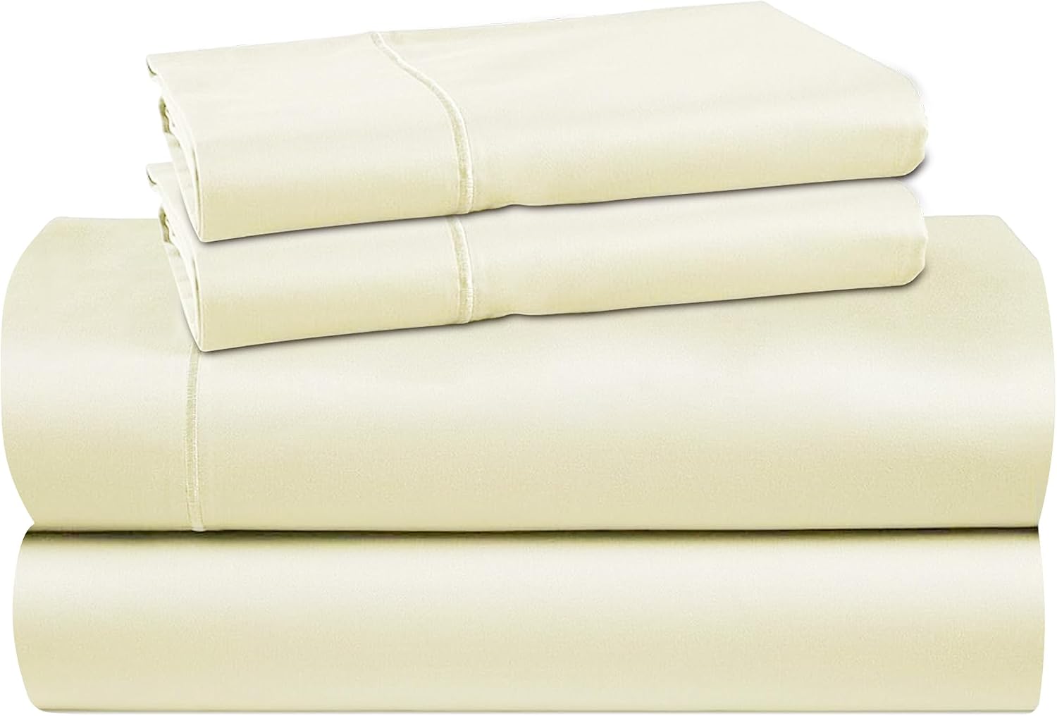 Ambra Linens 100% Organic Cotton Sheets King Size - 4 PC Organic King Size Sheets Set - Soft, Comfy, Breathable & Cooling - 16” Deep Pocket…