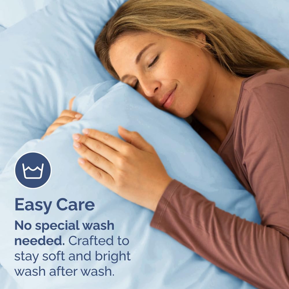 King Pillow Cases Set of 2 - Ultra Soft Hotel Quality Pillowcase Covers - Comfy, Cozy & Wrinkle Free - Shrinkage, Stain and Fade…