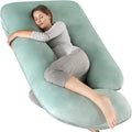 U-Shaped Full Body Pregnancy Pillow for Sleeping – 57" Maternity Pillow with Removable Cover, Support for Back, Legs, Belly & Hips…