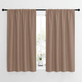 NICETOWN Kitchen Window Blackout Curtains - Window Treatment Thermal Insulated Rod Pocket Small Blackout Draperies/Drapes for…