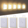 Motion Sensor Night Light Indoor - Cordless Battery Powered Under Cabinet Lighting, Stick-on Magnet LED Closet Lights, Safe Light for…