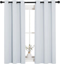 Nicetown Room Darkening Curtain Panels for Bedroom, easy maintenance Solid Thermal Insulated Grommet Room Darkening Draperies/Drapes…