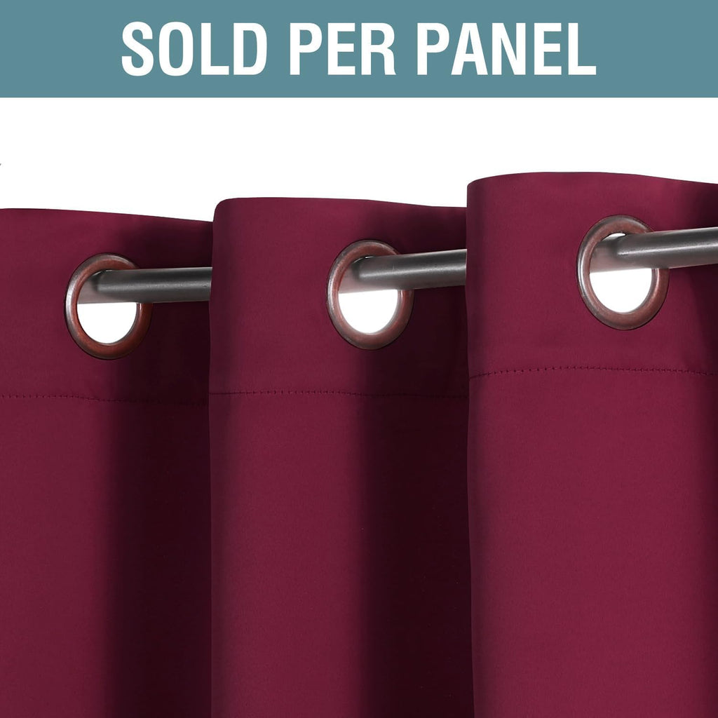 H.VERSAILTEX Light Blocking Blackout Curtains Window Treatment Thermal Insulated Grommet Energy Saving Curtains/Drapes for Bedr…