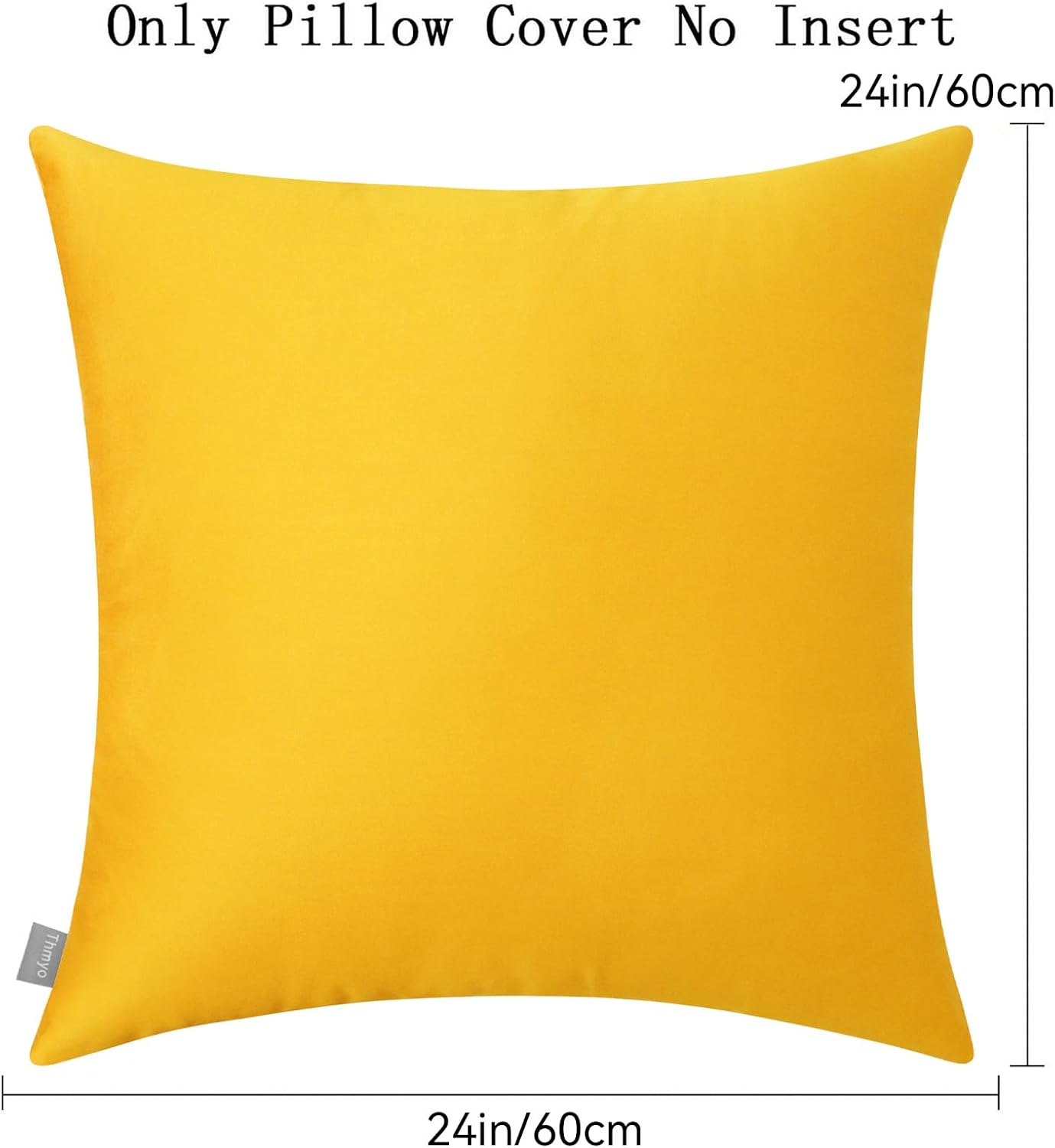 Thmyo 4-Pack 100% Cotton Comfortable Solid Decorative Throw Pillow Case, Thmyo Square Cushion Cover Pillowcase Sublimation Blank Pillow Cove…