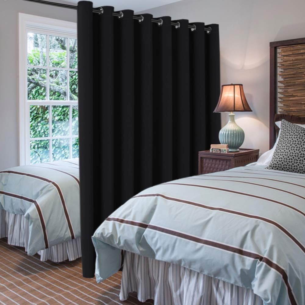 H.VERSAILTEX Blackout Patio Curtains 100 x 96 Inches for Sliding Door Extral Wide Blackout Curtain Panels Thermal Insulated Roo…