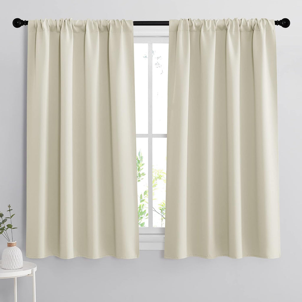 Rybhome RYB HOME Extra Wide Curtains for Bedroom Living Room 63 inches Long, Thermal Insulated Privacy Drapes for Nursery Home Theater Dini…