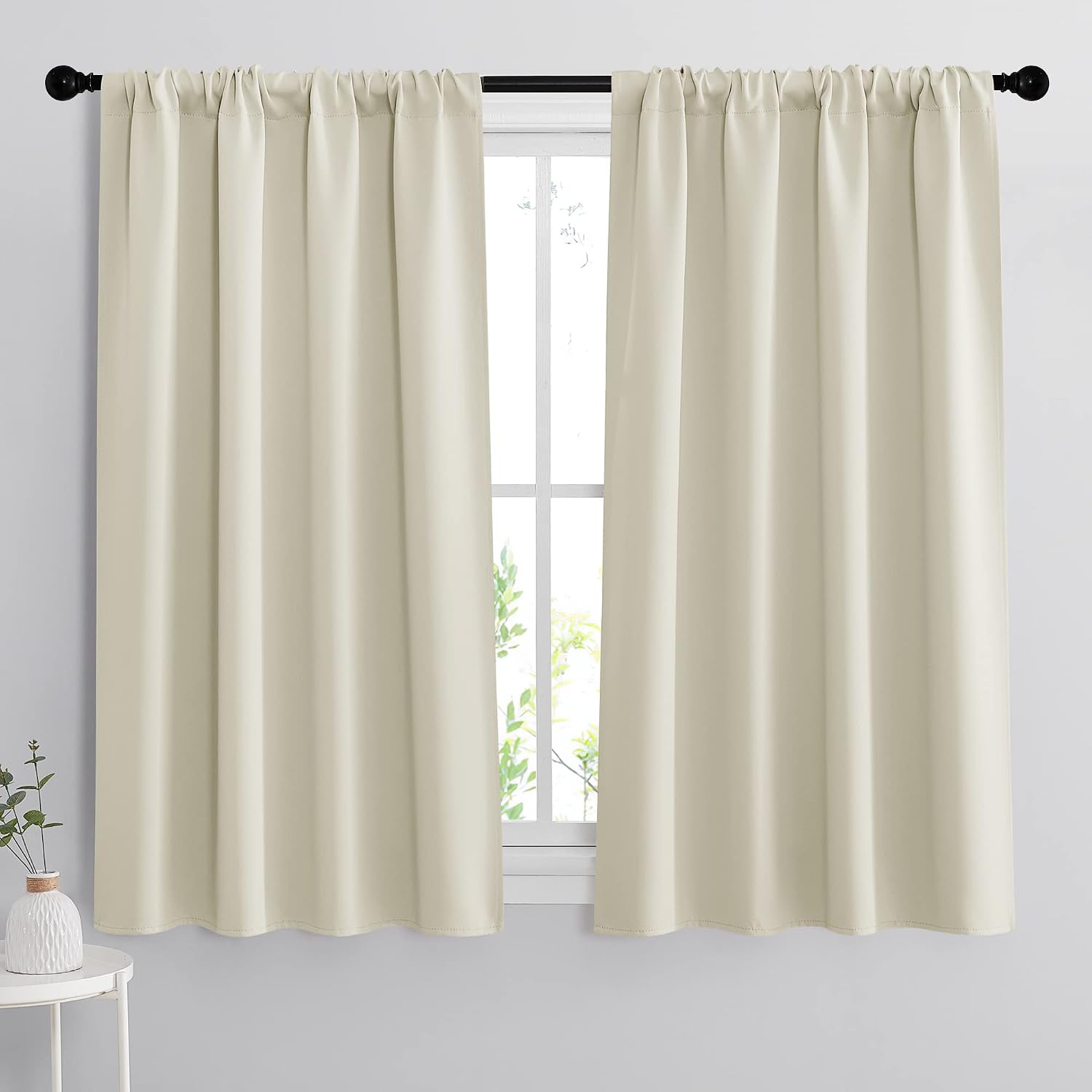 Rybhome RYB HOME Extra Wide Curtains for Bedroom Living Room 63 inches Long, Thermal Insulated Privacy Drapes for Nursery Home Theater Dini…
