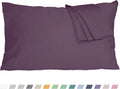 Homtec Pillow Cases, King Size Cotton Percale Weave Pillowcases, Pre-Shrunk Breathable and Hypoallergenic Pillowcases, Set of 2 (2 Piece Ki…