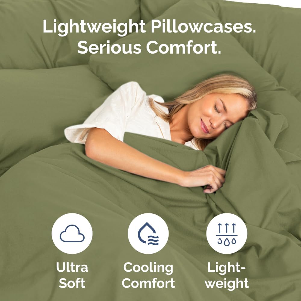 Standard Pillow Cases Set of 8 - Ultra Soft Hotel Quality Pillowcase Covers - Comfy & Wrinkle Free - Shrink, Stain and Fade Resistant…