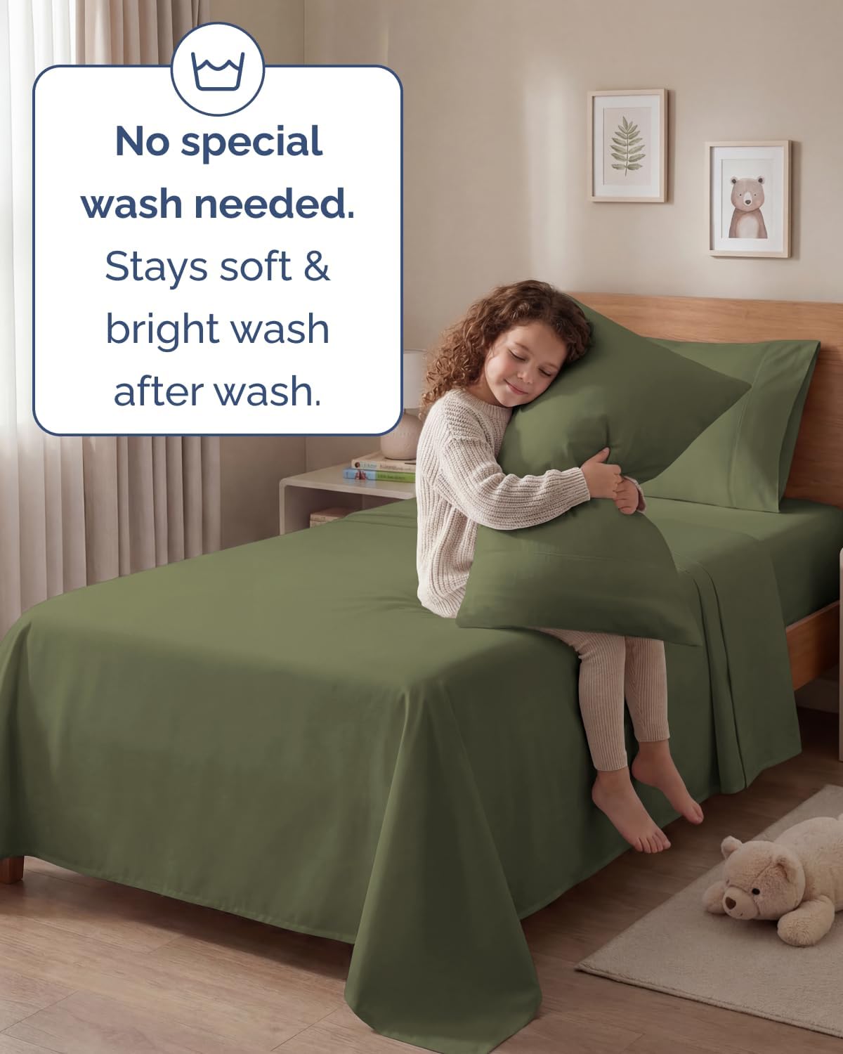 Twin 4 Piece Sheet Set - Comfy, Breathable & Cooling - Hotel Luxury Bedding for Women, Men, Kids, Teens & Children - 1 Flat & 1 Fitted…
