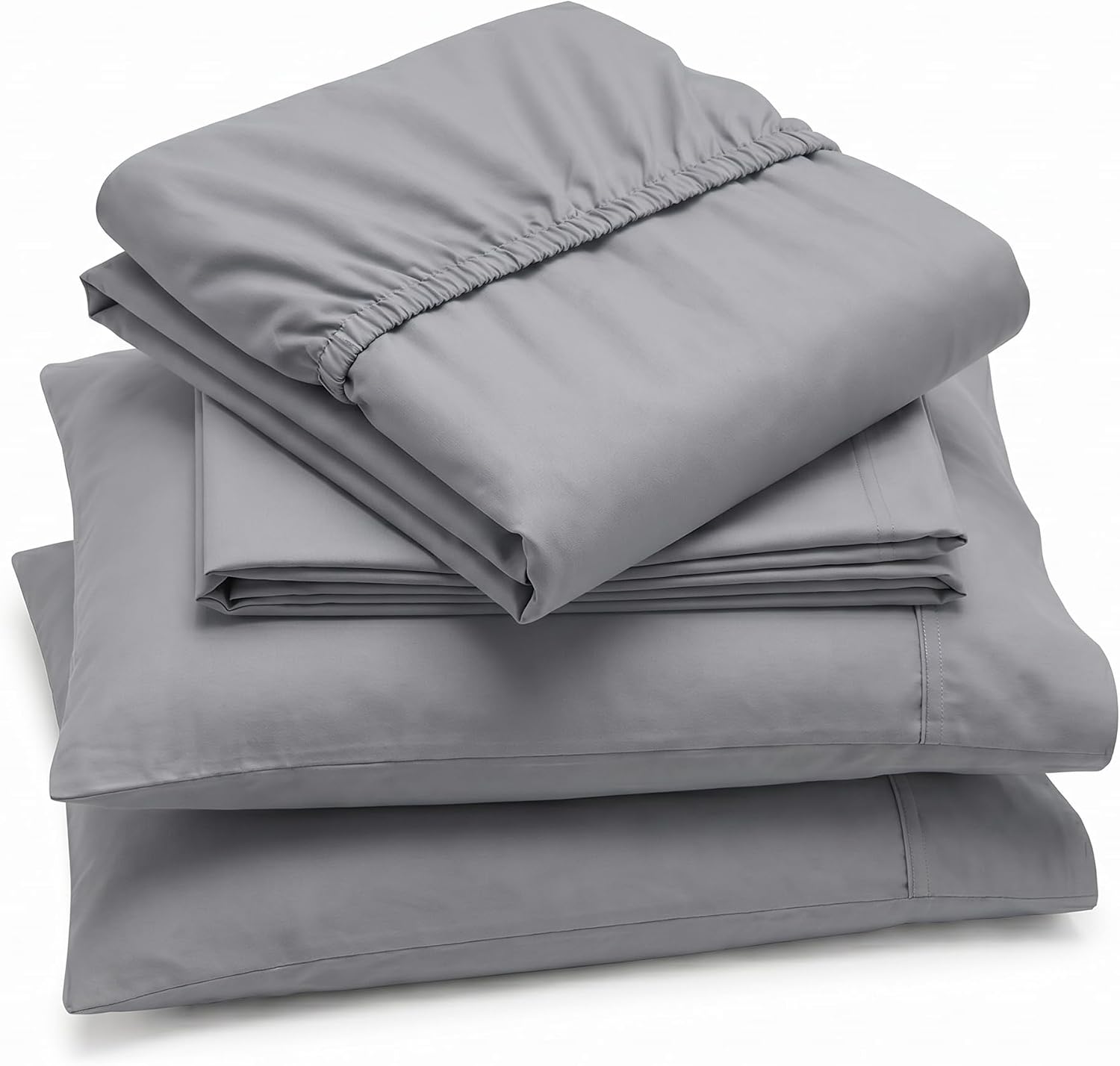 Perupima Peru Pima 415 Thread Count Percale Full Sheet Set - 100% Peruvian Pima Cotton, 4 Piece (Flat, Fitted, 2 Pillowcases) - Cooling, Cr…