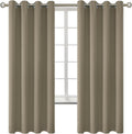 BGment Room Darkening Curtains 72 Inches Long - Grommet Thermal Insulated Drapes Window Treatment Curtains for Bedroom, 2 Panels, 52 x 72 I…