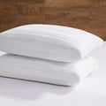 Downluxe Goose Feather and Down Pillows - 2 Pack Gusseted Hotel Collection Feather Pillows Set of 2 for Back, Stomach or Side Sleepers, Kin…