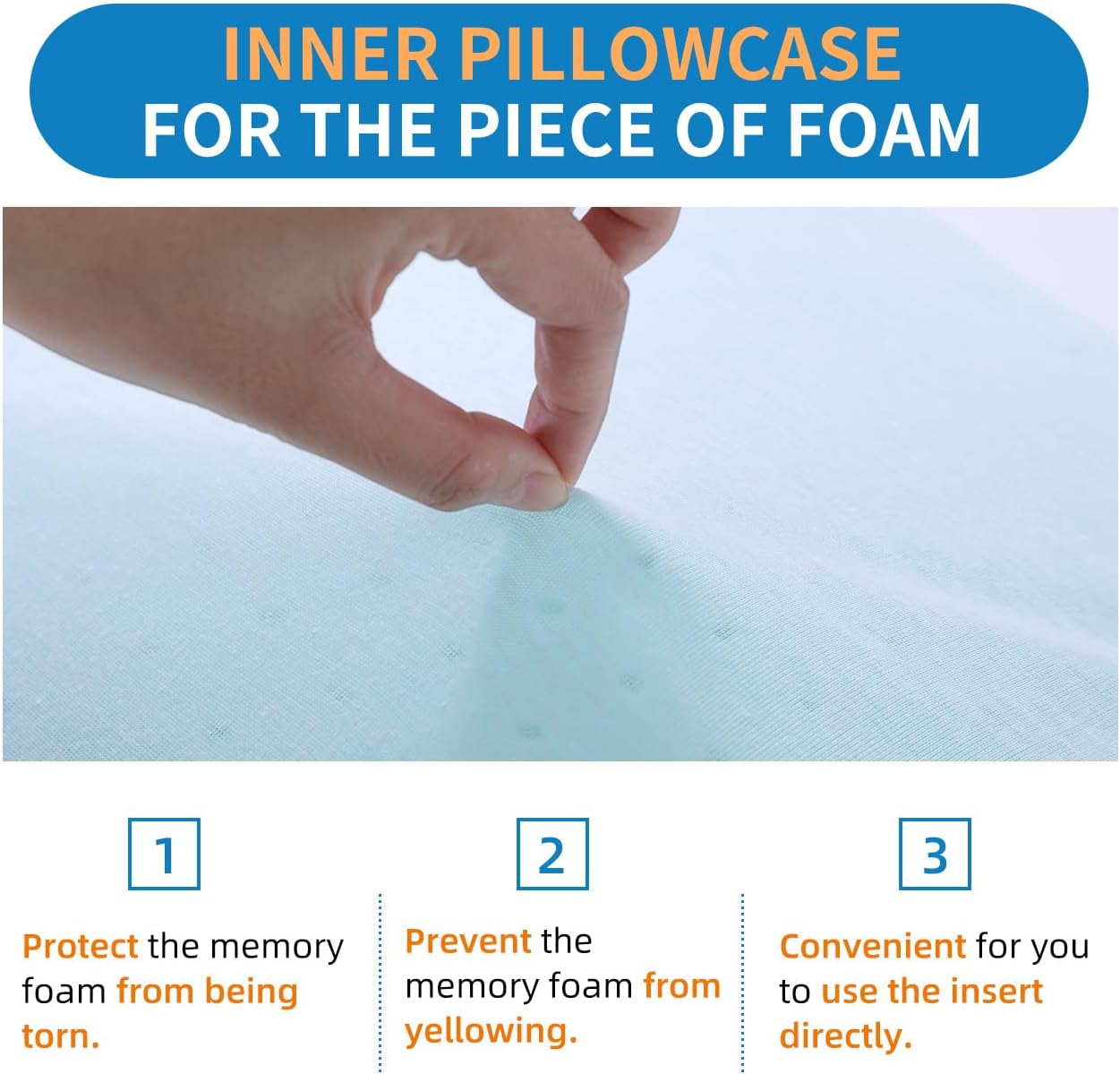 Adjustable Memory Foam Pillow's One Layer - 1 Height 1.2'' Insert for Cervical Pillow to Raise Height, CertiPUR-US Memory Foam Piece…