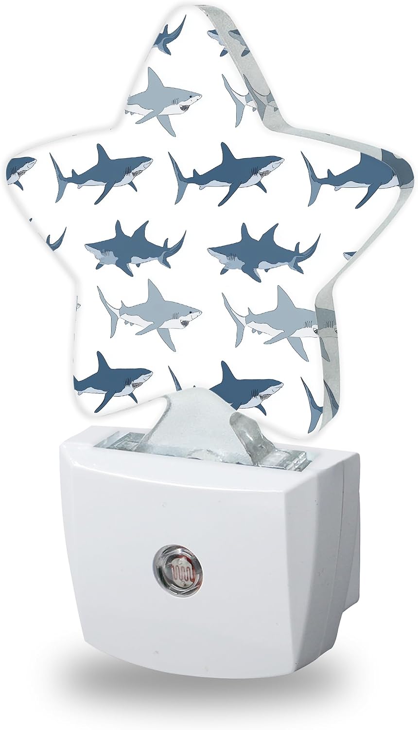 Nightlight, Cute Shark Decorative Night Lights Plug Into Wall, Wild Fish Night Light with Auto Sensor for…