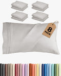 King Standard Pillow Cases Set of 8 - Ultra Soft Hotel Quality Pillowcase Covers - Comfy & Wrinkle Free - Shrink & Fade Resistant…