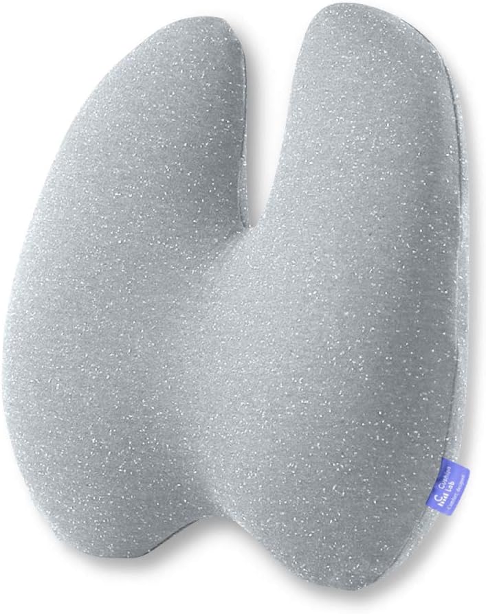 Cushionlab C CUSHION LAB Extra Dense Lumbar Pillow - Patented Ergonomic Multi-Region Firm Back Support for Lower Back - Lumbar Support Cush…
