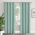 YoungsTex Sage Green Blackout Curtains 90 Inch Length for Bedroom - Thermal Insulated with Grommet Room Darkening Long Window Drapes Privac…