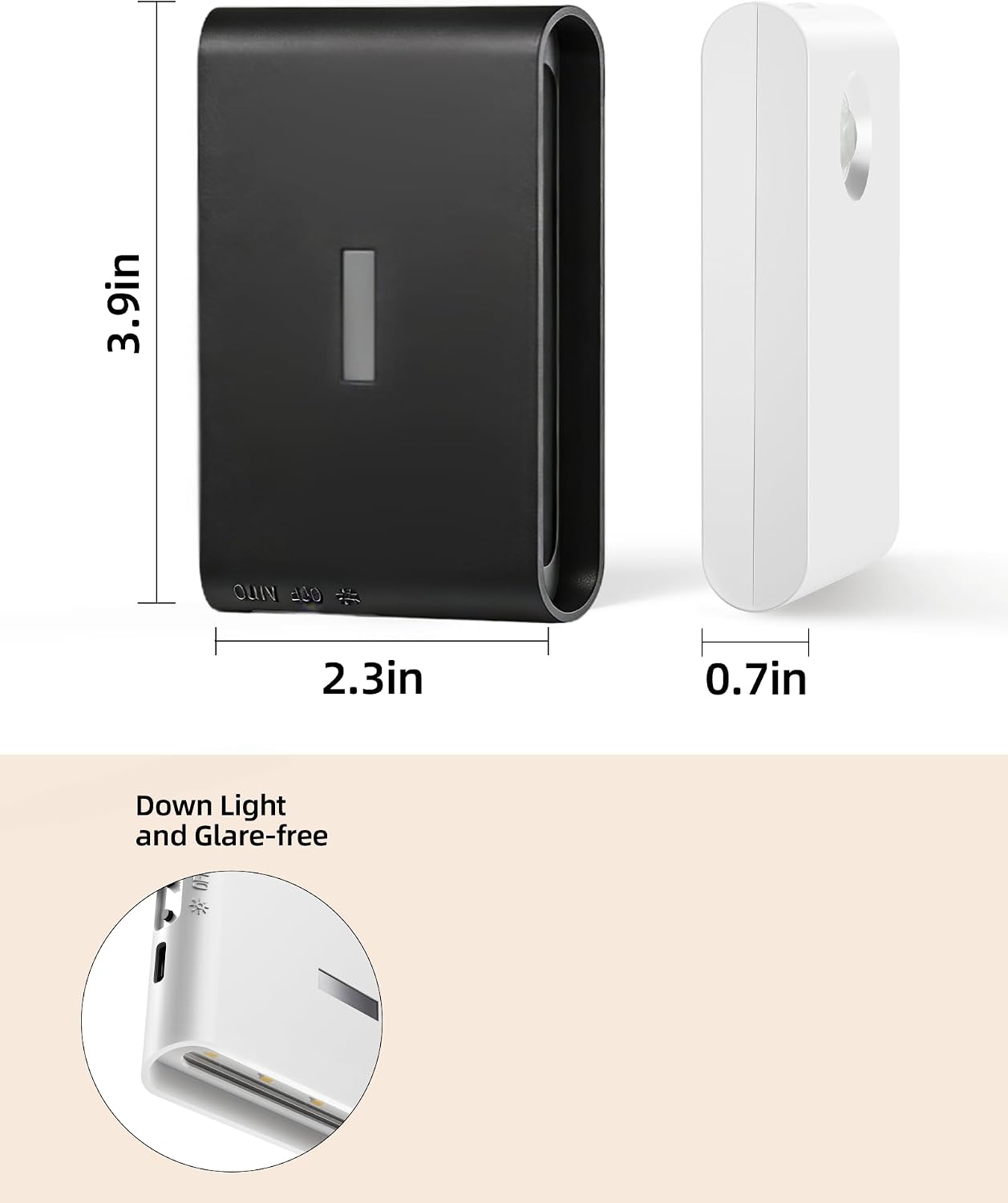 Ezvalo 6 Pack Motion Sensor Night Lights, Sync LED Stair Lights Indoor, 1500mAh Rechargeable, Magnetic & Dimmable, 3000K Soft White, Portab…