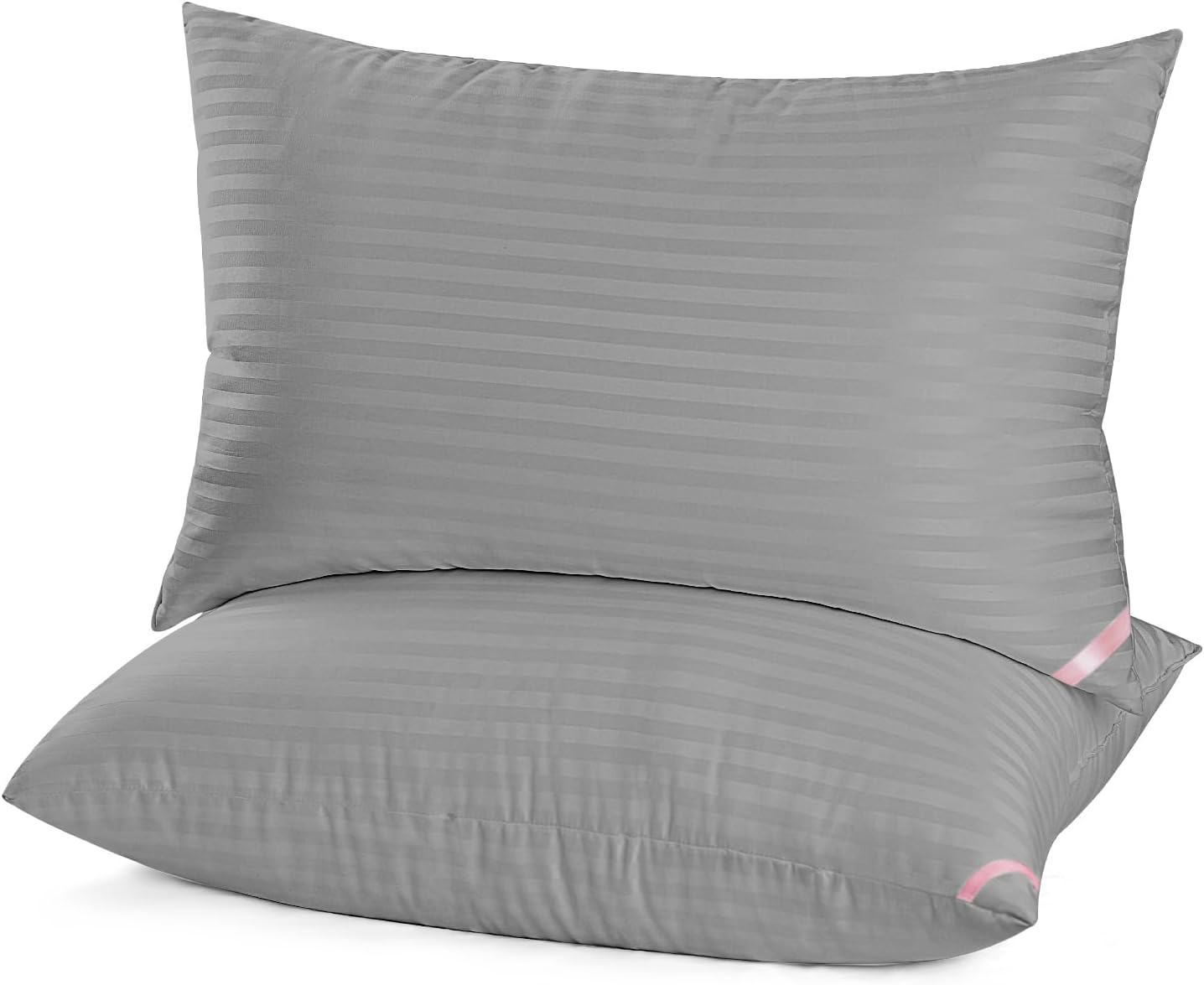 EIUE Bed Pillows for Sleeping 2 Pack Queen Size, Super Soft Down Alternative Microfiber Filled Pillows, Pillows for Side and Back…