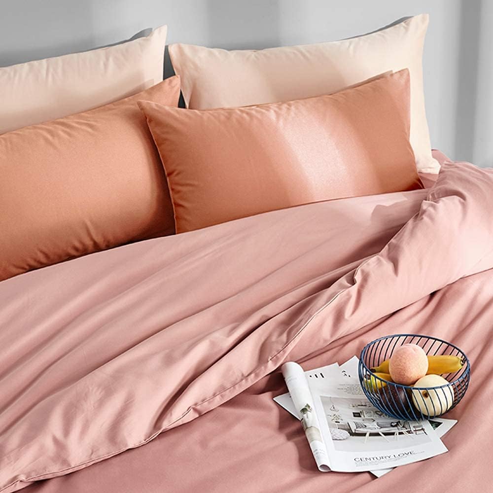 FLXXIE Pillow Cases Queen, Soft Microfiber Pillow Covers with Envelope Closure, Wrinkle Resistant Pillowcases, 2 Piece Set, 20x30, Tan