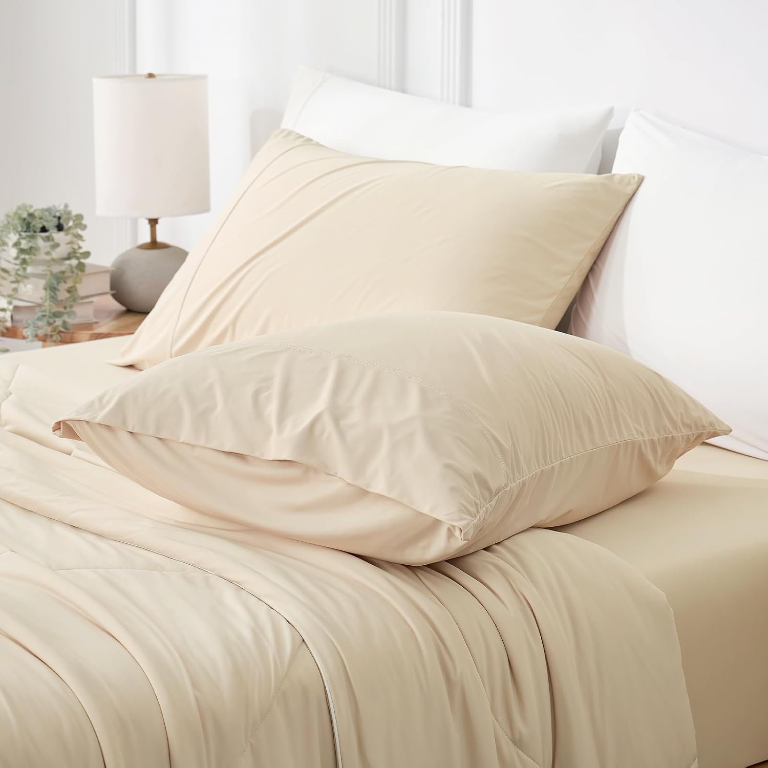 CozyBliss Cozy Bliss 2pcs Cooling Pillow Cases Set for Hot Sleepers & Night Sweats, Q-Max 0.5 Silky Wrinkle-Free Pillow Covers with Envelop…