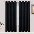 Yakamok Soft and Smooth Blackout Curtains for Bedroom - Grommet Thermal Insulated Room Darkening Curtains for Living Room, Set of 2…