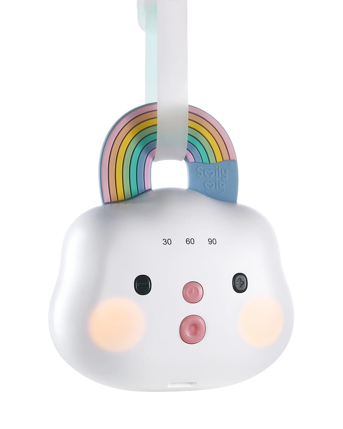 Baby Sound Machine Portable White Noise Machine with 14 Soothing Sounds Rechargeable White Noise Sound Machine with 3 Timer Setting and…