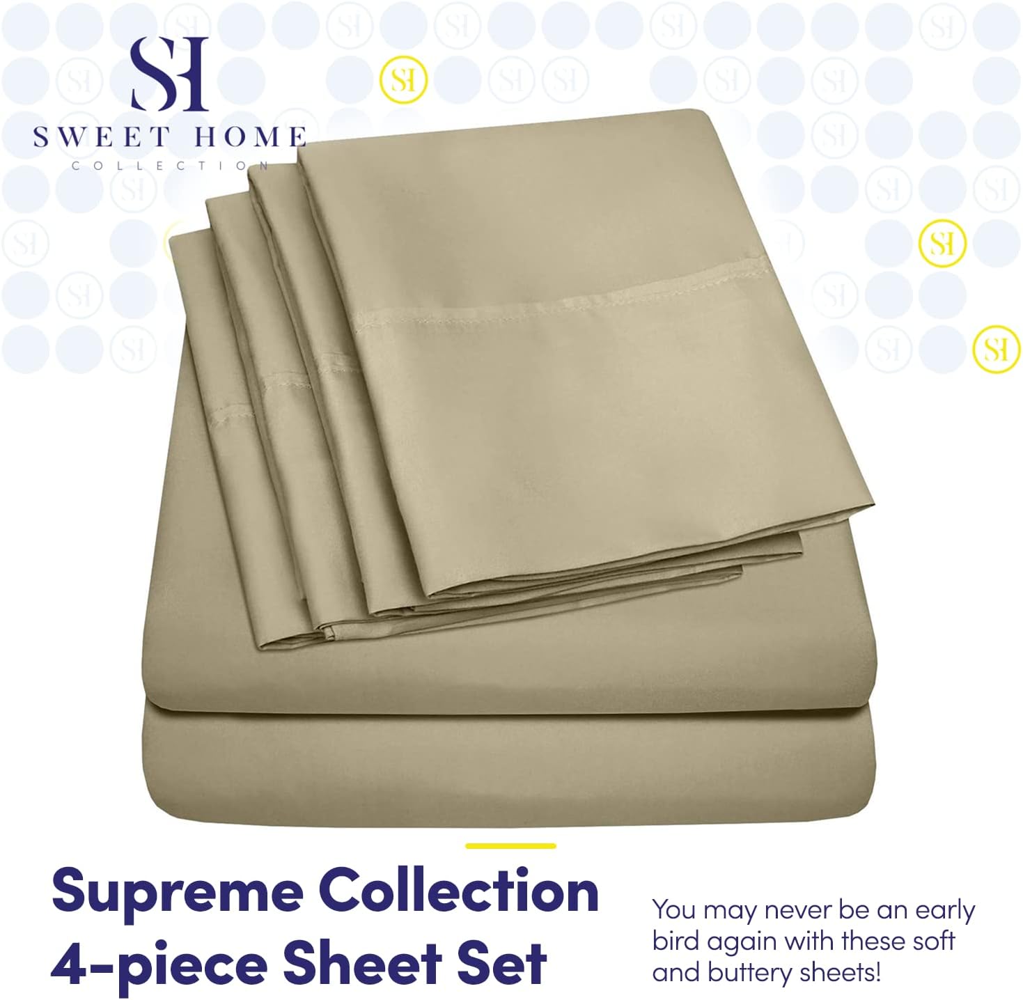 Twin XL Size Bed Sheets - 4 Piece 1500 Supreme Collection Fine Brushed Microfiber Deep Pocket Twin X-Large Sheet Set Bedding - 1 EXTRA…