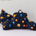 Ntbed Galaxy Planet Printed Reading Pillow Bed Wedge Backrest with Arms, Couch TV Relax Bed Rest Pillow Back Support Cushion for Kids Teens…