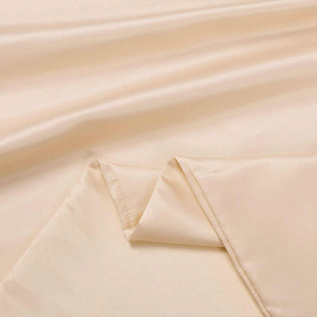uxcell Body Pillow Cover 20x54 Inch Champagne Silky Satin Body Pillowcases for Hair and Skin Luxury Cooling Soft Smooth Washable