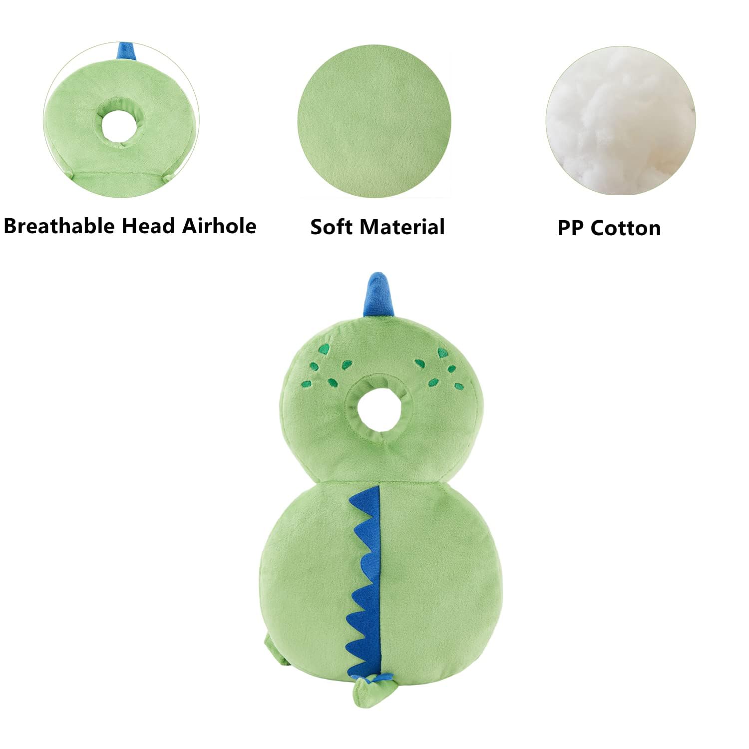 Baby Back Potection Toddler Safety Protector Cushion Pad Toddler Backpack for Crawling Walking Adjustable Toddlers Back Safety Pad for…