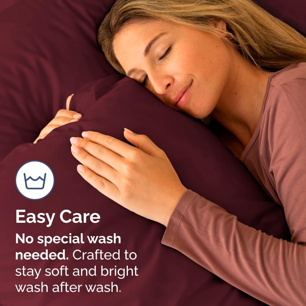 King Standard Pillow Cases Set of 2 - Ultra-Soft Hotel Quality Pillowcase Covers - Comfy, Cozy & Fade Free - Wrinkle Resistant - Machine…