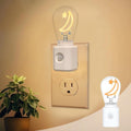 LED Motion Sensor Night Light, [1 Pack] Motion Activated Night Light, 2200K Amber, Adjustable Brightness, Motion Sensor Light Indoor Plug…