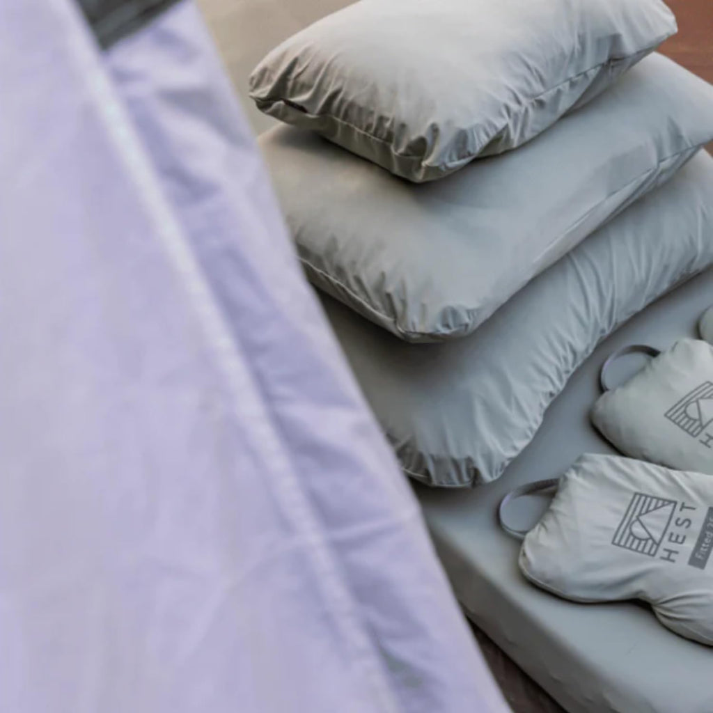HEST Pillowcase Cooling - Compatible Camp Pillows - Jade Cooling Fabric - Machine Washable - Outdoor Ready - Small