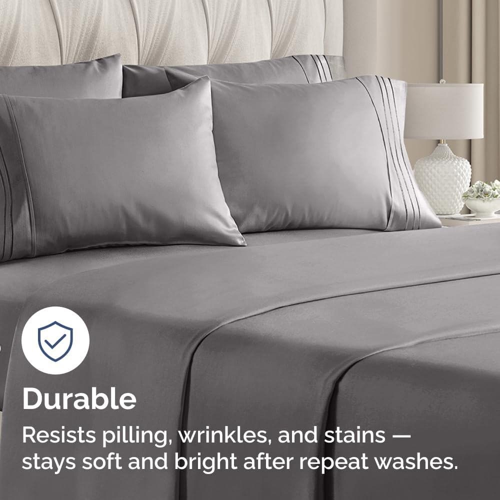 Queen Pillow Cases Set of 10 - Ultra Soft Hotel Quality Pillowcase Covers - Comfy, Cozy & Wrinkle Free - Shrink, Stain and Fade Resistant…