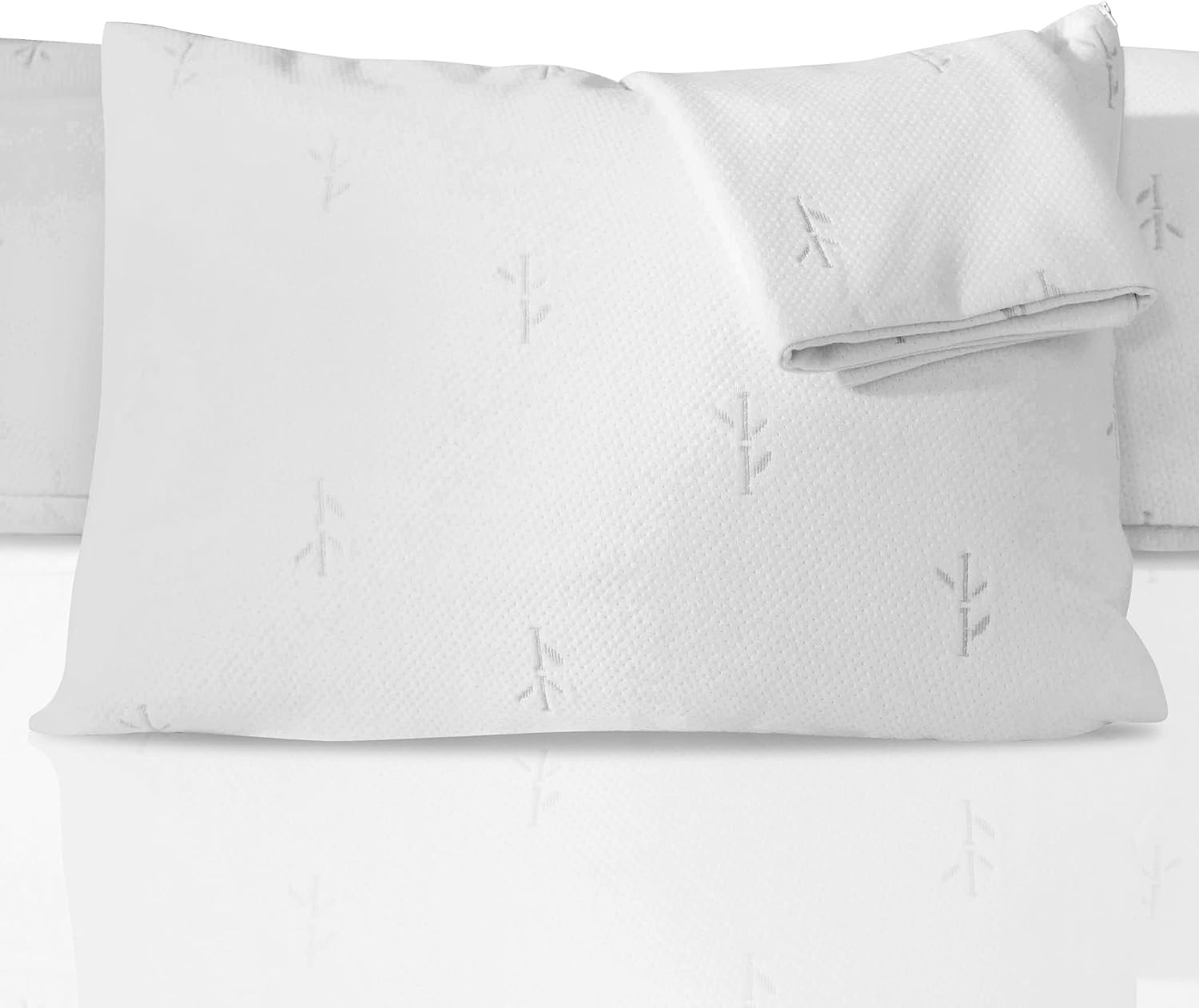 FeelAtHome 65% Polyester and 35% Rayon Derived from Bamboo Cooling Pillow Cover Waterproof - 20 x 54 Inches (Body Pillow) - Very Soft &…