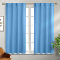 BGment Rod Pocket and Back Tab Curtains for Bedroom - Thermal Insulated Room Darkening Curtains for Living Room, 2 Window Curtain Panels (3…