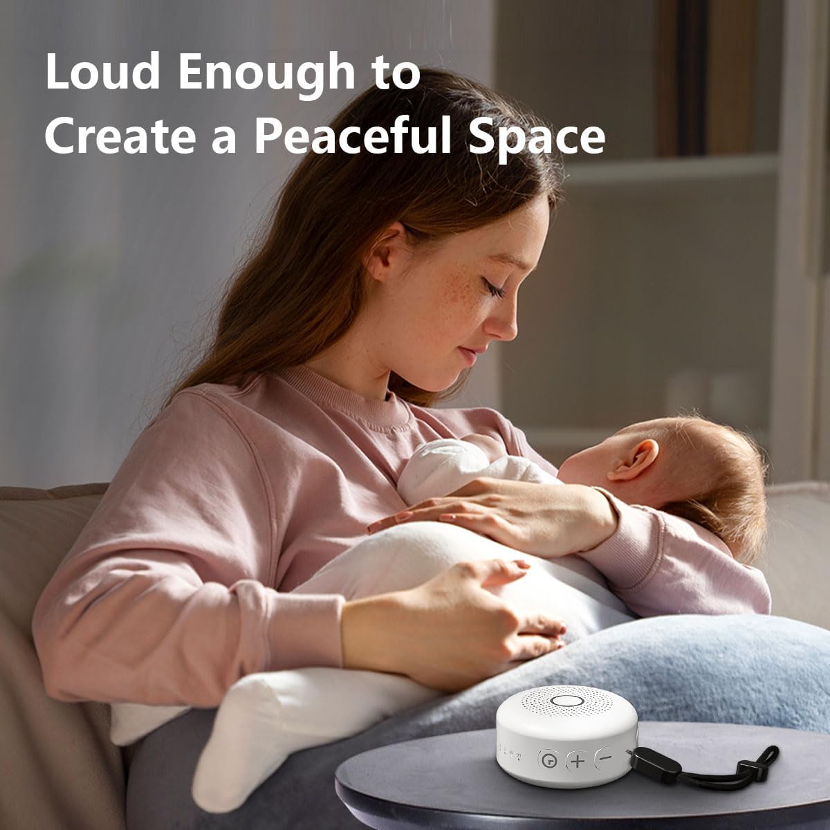 Sleepbox Portable White Noise Machine 30 Soothing Sounds Rechargeable Battery Small for Travel 32 Volume Control Noise Canceling Sleep Mach…