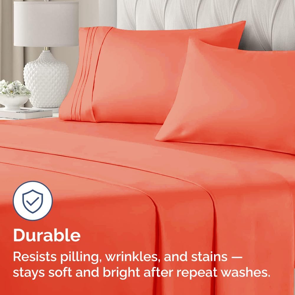 King Pillow Cases Set of 2 - Ultra Soft Hotel Quality Pillowcase Covers - Comfy, Cozy & Wrinkle Free - Shrinkage, Stain and Fade…