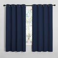 NICETOWN Blackout Draperies Curtains, All Season Thermal Insulated Solid Grommet Top Blackout Curtains/Drapes for Kid's Room (Navy, 1…